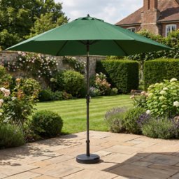 Harbour Lifestyle Triton 2.5m Round Aluminium Parasol in Green