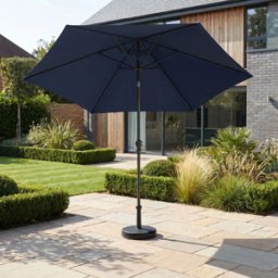 Harbour Lifestyle Triton 3m Round Aluminium Parasol in Navy