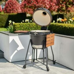 Harbour Lifestyle Kamado BBQ 22" Ceramic Grill in Black
