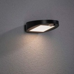 Paulmann - Outdoor Ryse 1.2W LED Solar Wall Light with Motion Detection in Anthracite