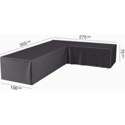 AeroCover - Right Hand L-Shape Lounge Set Cover 355 x 275 x 100 x 70