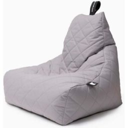 Extreme Lounging Outdoor Quilted Mighty B-Bag in Silver Grey