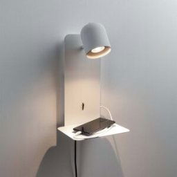 Paulmann - Malena 5W Wall Light with USB Charging Port in White Matt