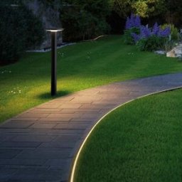 Paulmann - Plug & Shine Outdoor Plate 6.1W LED Single Bollard Warm White Light in Anthracite