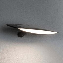 Paulmann - Outdoor Kiran 6.5W LED Solar Wall Light with Motion Detection in Anthracite
