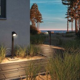 Paulmann - Outdoor Trian 35W LED Bollard Light in Anthracite