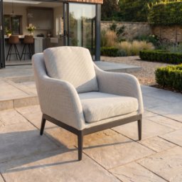Harbour Lifestyle Luna Armchair in Oyster Grey