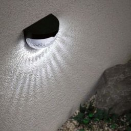 Paulmann - Outdoor Mimmo 1.2W LED Solar Pathway Wall Light in Black