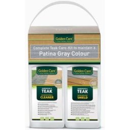 Care+ Golden Care Grey Teak and Hardwood Care Kit (Cleaner + Shield)