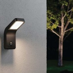 Paulmann - Outdoor Kulma 9W LED Wall Light with Motion Detection in Anthracite