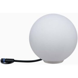 Paulmann - Plug & Shine Outdoor Globe 2.8W LED 20cm Floor Lamp with Ground Spike in White
