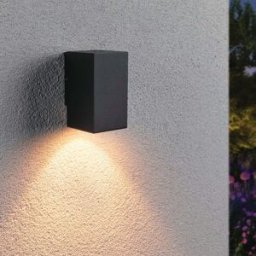 Paulmann - Outdoor Flame Insect Friendly 5.2W LED Single Output Wall Light in Anthracite
