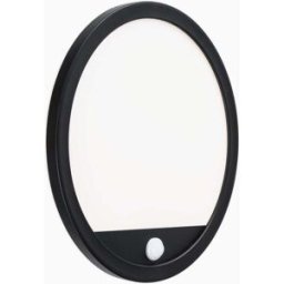 Paulmann - Outdoor Lamina Insect Friendly 16W LED Backlit Round Tunable Wall Light with Motion Detection in Black