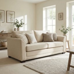Sofa Style Ardley 3 Seat Sofa Bed in Beige