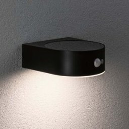 Paulmann - Outdoor Eileen 5.5W LED Solar Wall Light with Motion Detection in Black