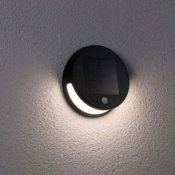 Paulmann - Outdoor Helena 3W LED Solar Wall Light with Motion Detection in Black