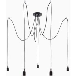 Paulmann - Neordic Ketil 300W 5 Lamp Dimmable Pendant Light in Black