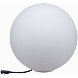 Paulmann - Plug & Shine Outdoor Globe 6.5W LED 40cm Floor Lamp with Ground Spike in White
