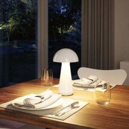 Paulmann - Onzo 2.6W LED Mobile Table Lamp with 3-Step Dim in White