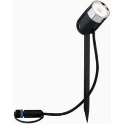 Paulmann - Plug & Shine Outdoor Pike 4.5W LED RGBW Individual Spotlight with Zigbee 3.0 in Anthracite