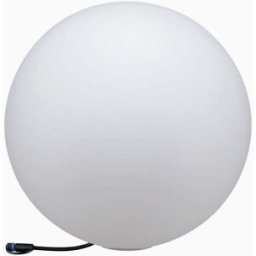 Paulmann - Plug & Shine Outdoor Globe 6.5W LED 50cm Floor Lamp with Ground Spike in White