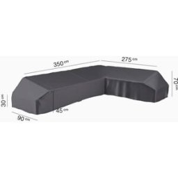 AeroCover - Right Hand Platform Cover 350x275x90xH30/45/70cm high