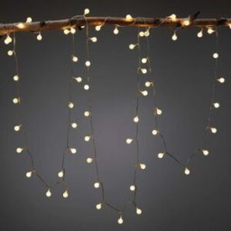 Paulmann - Plug & Shine Outdoor 2W LED 7.5m Warm White Fairy Lights in Black