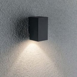 Paulmann - Outdoor Flame 5.2W LED Single Output Wall Light in Anthracite