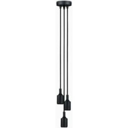 Paulmann - Neordic Ketil 180W 3 Lamp Dimmable Pendant Light in Black