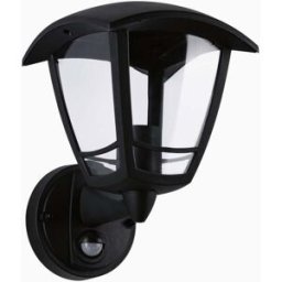 Paulmann - Outdoor Classic 12W LED Wall Light with Motion Detection in Black