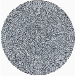 Harbour Lifestyle Apollo 300cm Round Indoor and Outdoor Rug in Prussian Blue