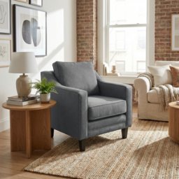 Sofa Style Wiltshire Armchair in Smoke Grey