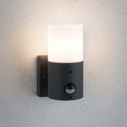 Paulmann - Outdoor Tubs 15W LED Wall Light with Motion Detection in Grey Matt