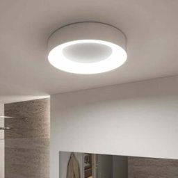 Paulmann - Casca 25W LED Switch 2100lm Ceiling Light in Matt Aluminium