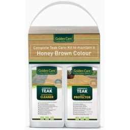 Care+ Golden Care Brown Teak and Hardwood Care Kit (Cleaner & Protector)