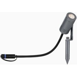 Paulmann - Plug & Shine Outdoor 7W LED Garden Spotlight in Grey