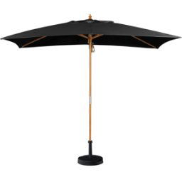 Harbour Lifestyle Kratos 3m x 2m Rectangular Wooden Parasol in Black