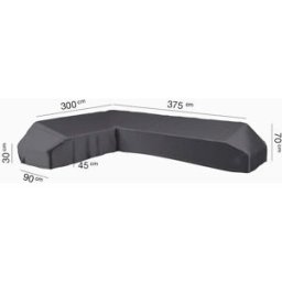 AeroCover - Left Hand Platform Cover 375x300x90xH30/45/70cm high