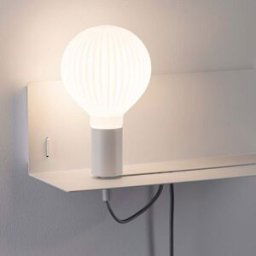 Paulmann - Devara 40W Wall Mounted Lamp with USB Port in White Matt
