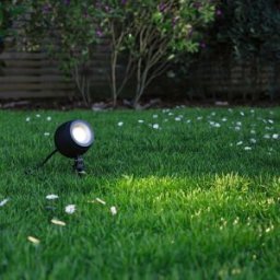 Paulmann - Plug & Shine Outdoor Kikolo 6.2W LED Garden Tunable Warm Spotlight with Smart Home Zigbee 3.0 in Anthracite