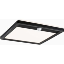 Paulmann - Outdoor Lamina Insect Friendly 16W LED Backlit Square Tunable Warm Light with Motion Detection in Black