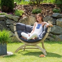 Amazonas Globo Siena Uno Seat Weatherproof in Anthracite Grey
