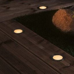Paulmann - Plug & Shine Insect Friendly Outdoor 2W LED Recessed Floor Individual Spotlight in Silver