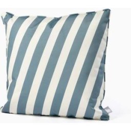 Extreme Lounging Outdoor Oblique Stripe B-Cushion in Sea Blue