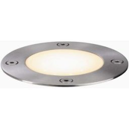 Paulmann - Plug & Shine Outdoor 3.8W LED Recessed Floor Individual Round Spotlight in Stainless Steel