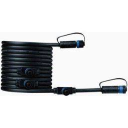 Paulmann - Plug & Shine Outdoor 5m Cables with 4 Outputs in Black