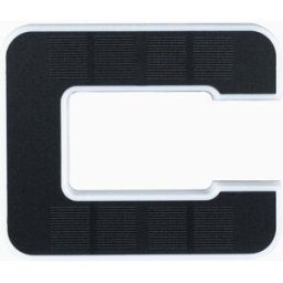 Paulmann - Outdoor Solar House Letter C LED 0.2W with Replaceable Battery in Black