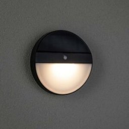 Paulmann - Outdoor Elios 1W LED Solar Wall Light with Motion Detection in Anthracite