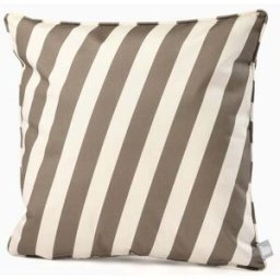 Extreme Lounging Outdoor Oblique Stripe B-Cushion in Silver Grey