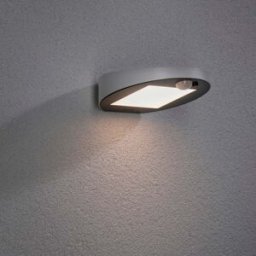 Paulmann - Outdoor Ryse 1.2W LED Solar Wall Light with Motion Detection in White